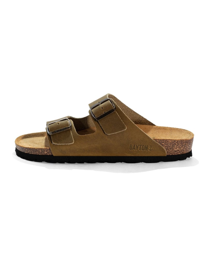 Bayton-Leather-men-sandals-ATLAS-oliv