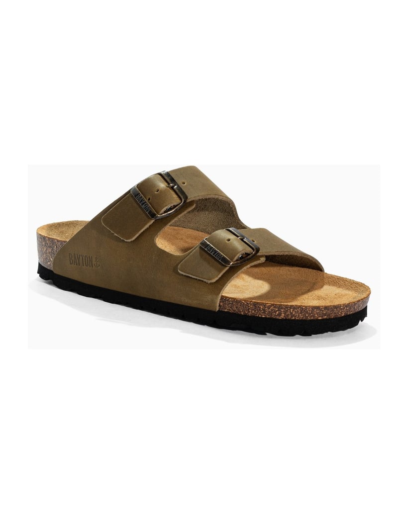 Bayton-Leather-men-sandals-ATLAS-oliv