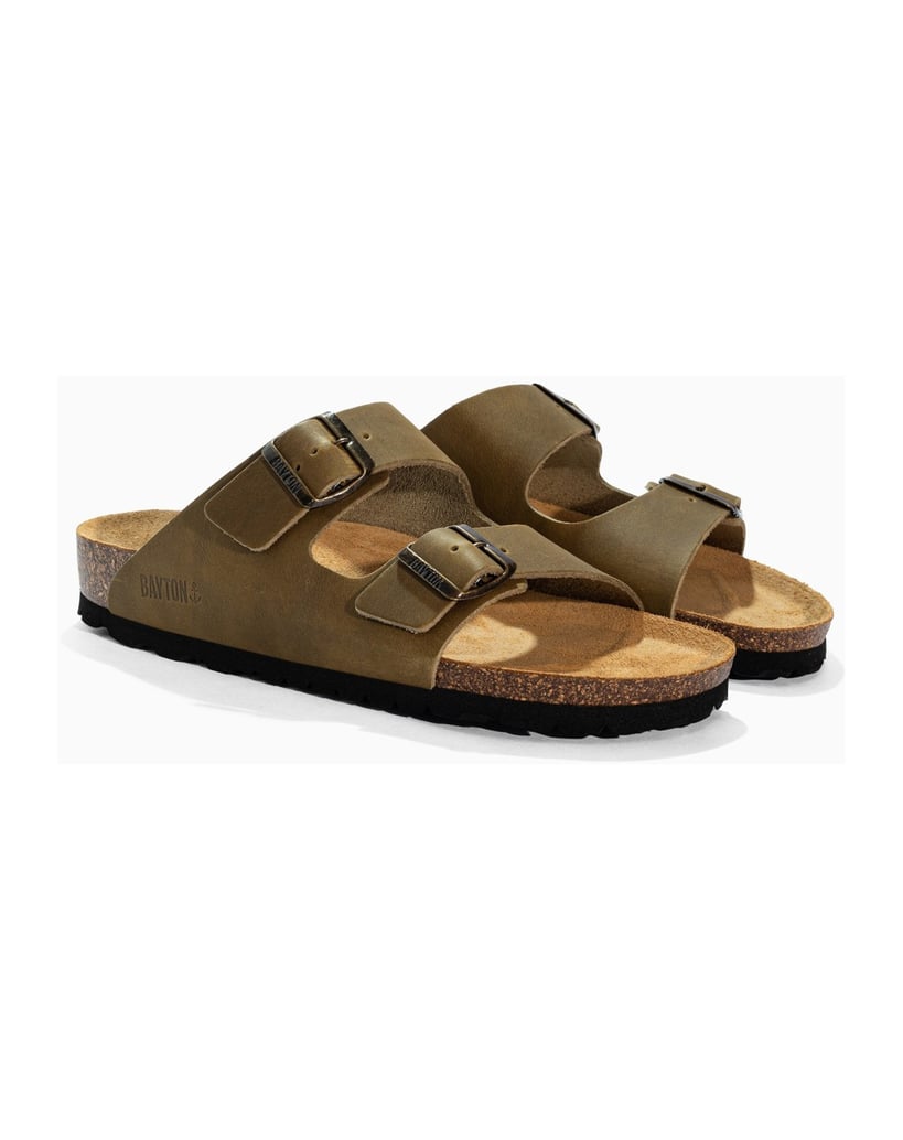 Bayton-Leather-men-sandals-ATLAS-oliv