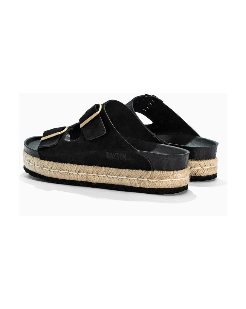Bayton-Sandalen-WILDLEDER-Damen-ALCEE-schwarz