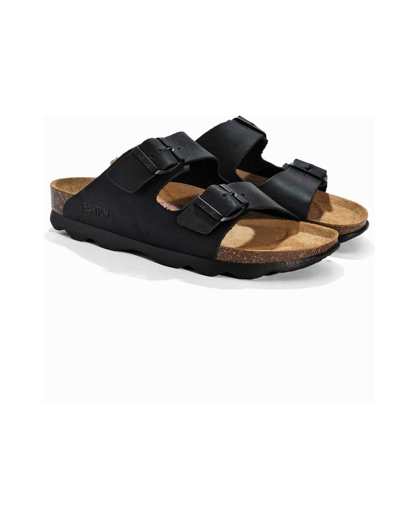 Bayton-Ledersandalen-für-Damen-ATLAS-schwarz