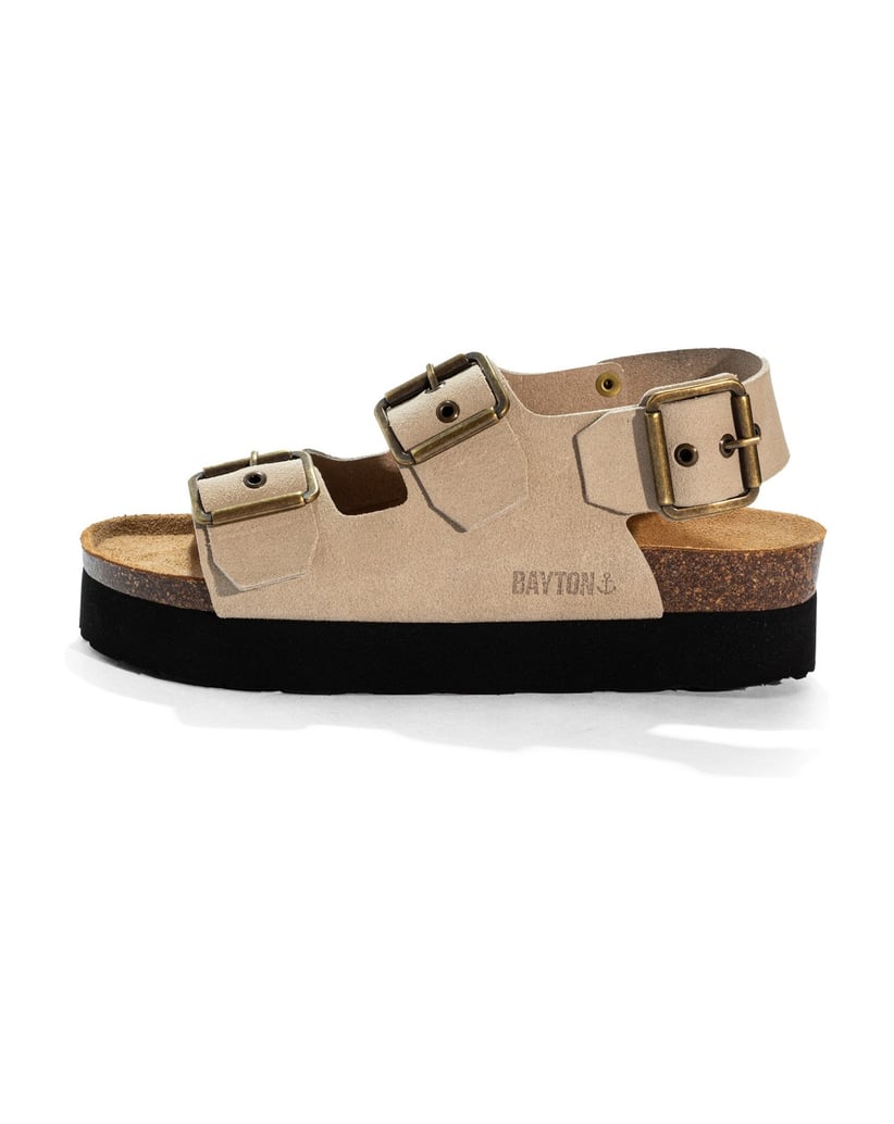 Bayton-Sandalen-WILDLEDER-Damen-ROSA-beige