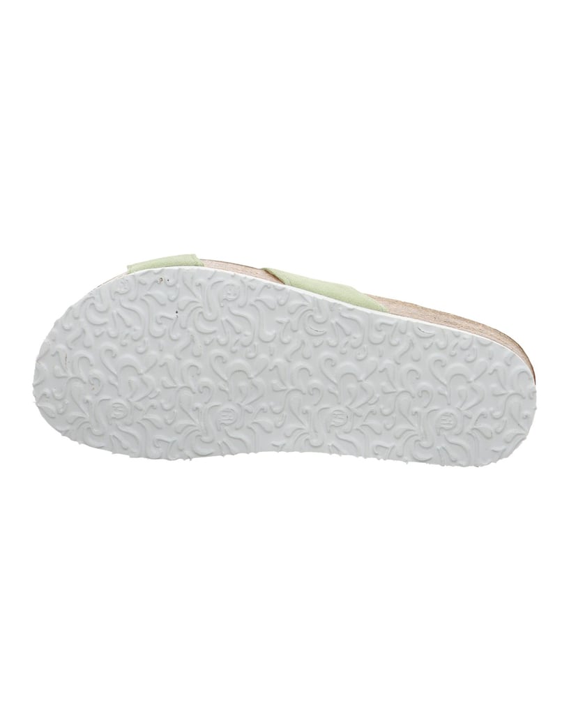 Think-Tieffußbett-Pantolette-CRISSI-grün
