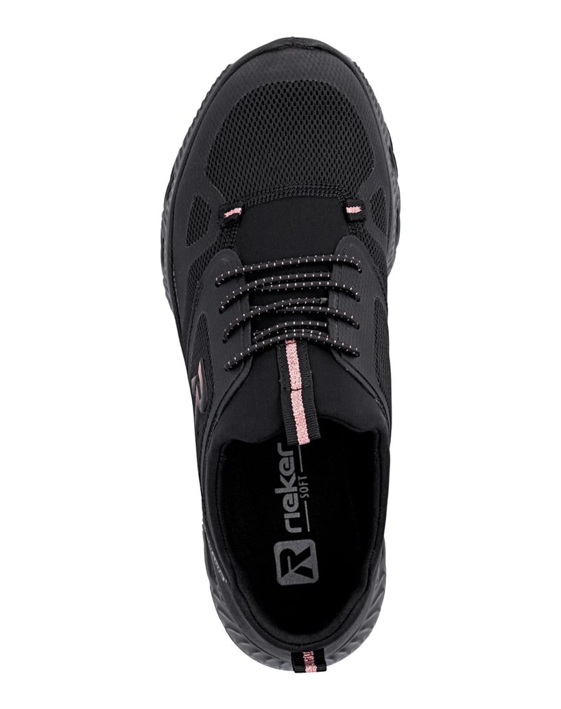 Rieker-Slipper-M6078-schwarz