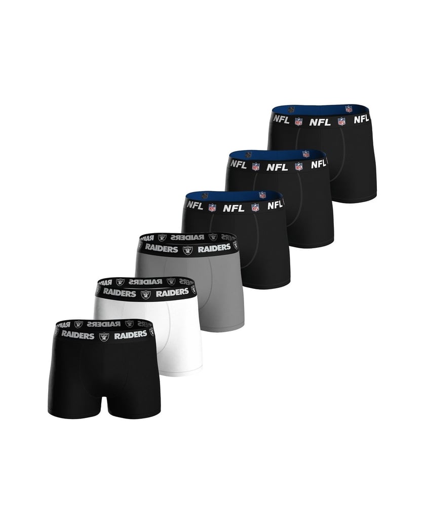 NFL-Herren-Boxershort-6er-Pack-NFL-6pk-Boxers-grau-kombiniert