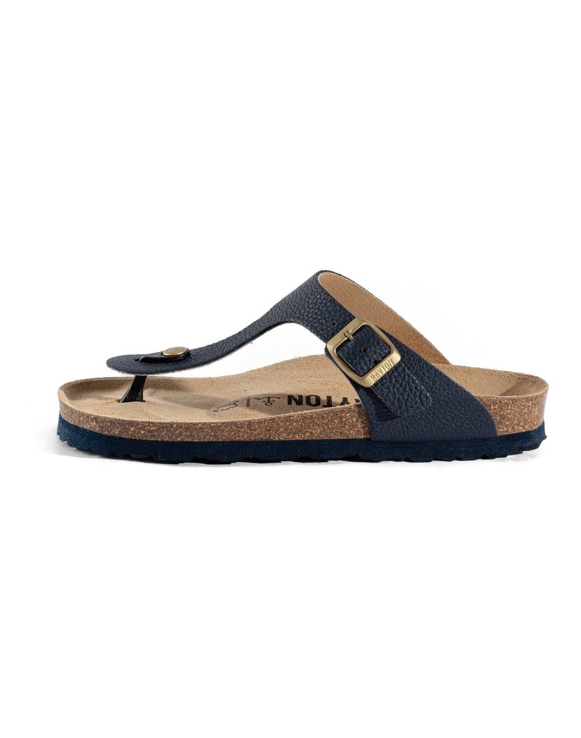 Bayton-Flip-Flops-Leder-Damen-MERCURE-navy