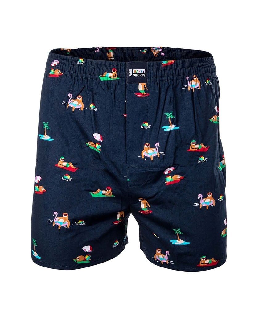 Happy-Shorts-Herren-Web-Boxershorts-3er-Pack-American-Boxershorts-multicolor