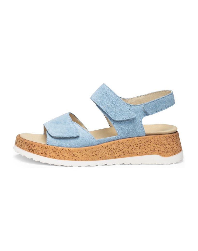 VITAFORM-Veloursleder-Sandaletten-hellblau