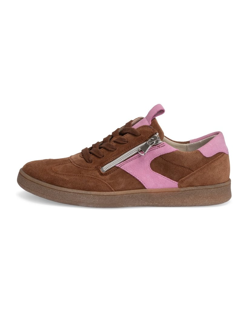 VITAFORM-Veloursleder-Sneaker-braun