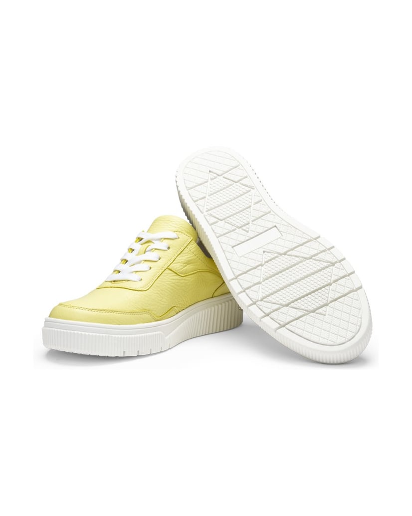 VITAFORM-Hirschleder-Sneaker-gelb