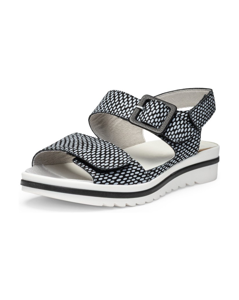 VITAFORM-Nubukleder-Sandalen-schwarz