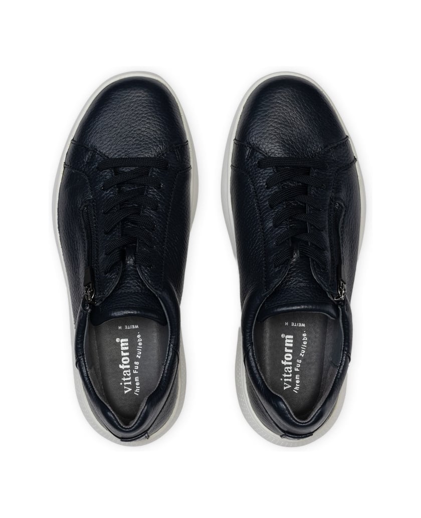 VITAFORM-Hirschleder-Sneaker-navy
