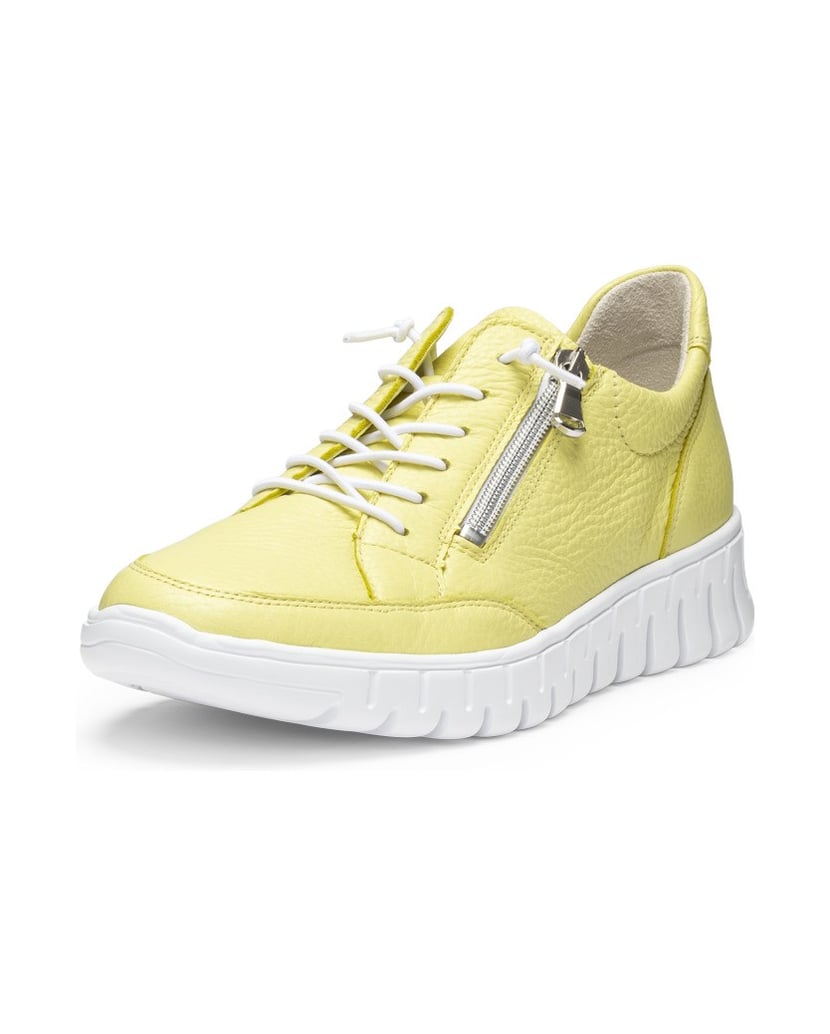 VITAFORM-Hirschleder-Sneaker-gelb