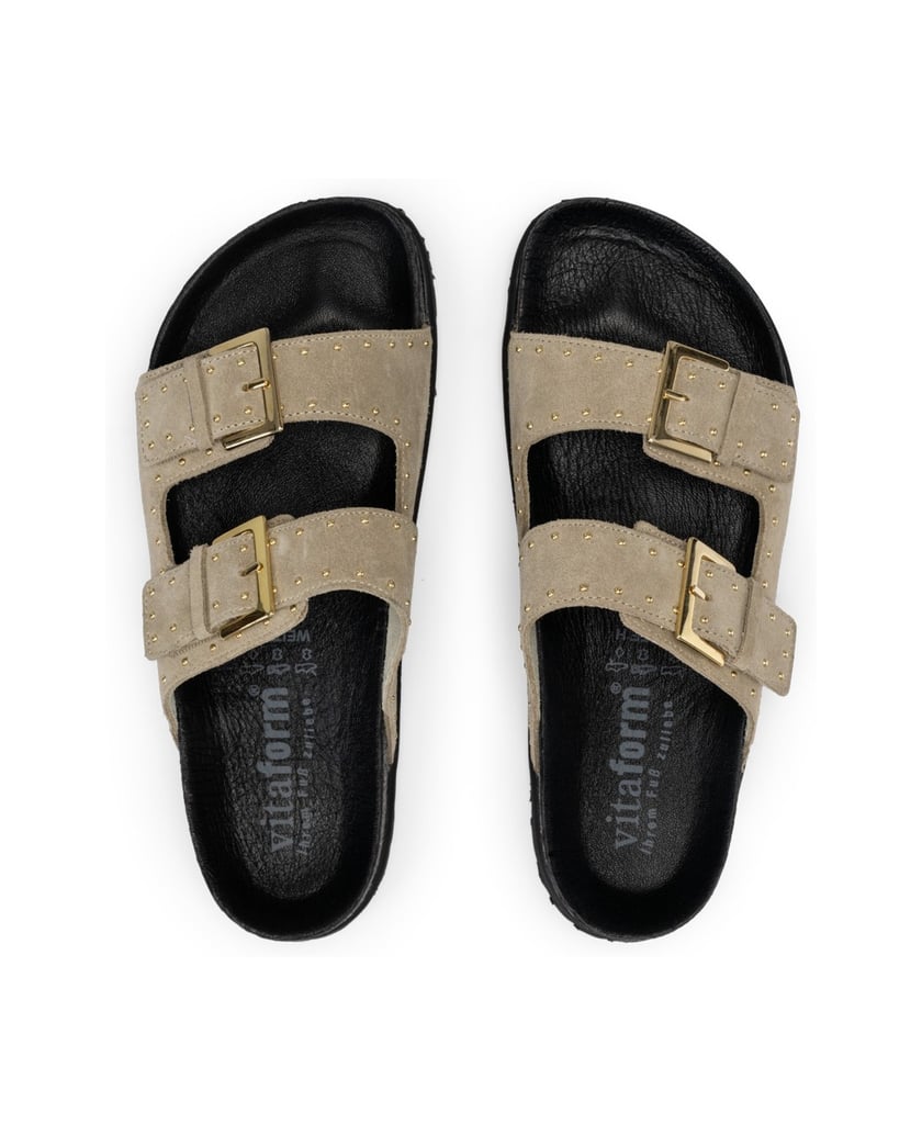VITAFORM-Veloursleder-Pantoletten-taupe