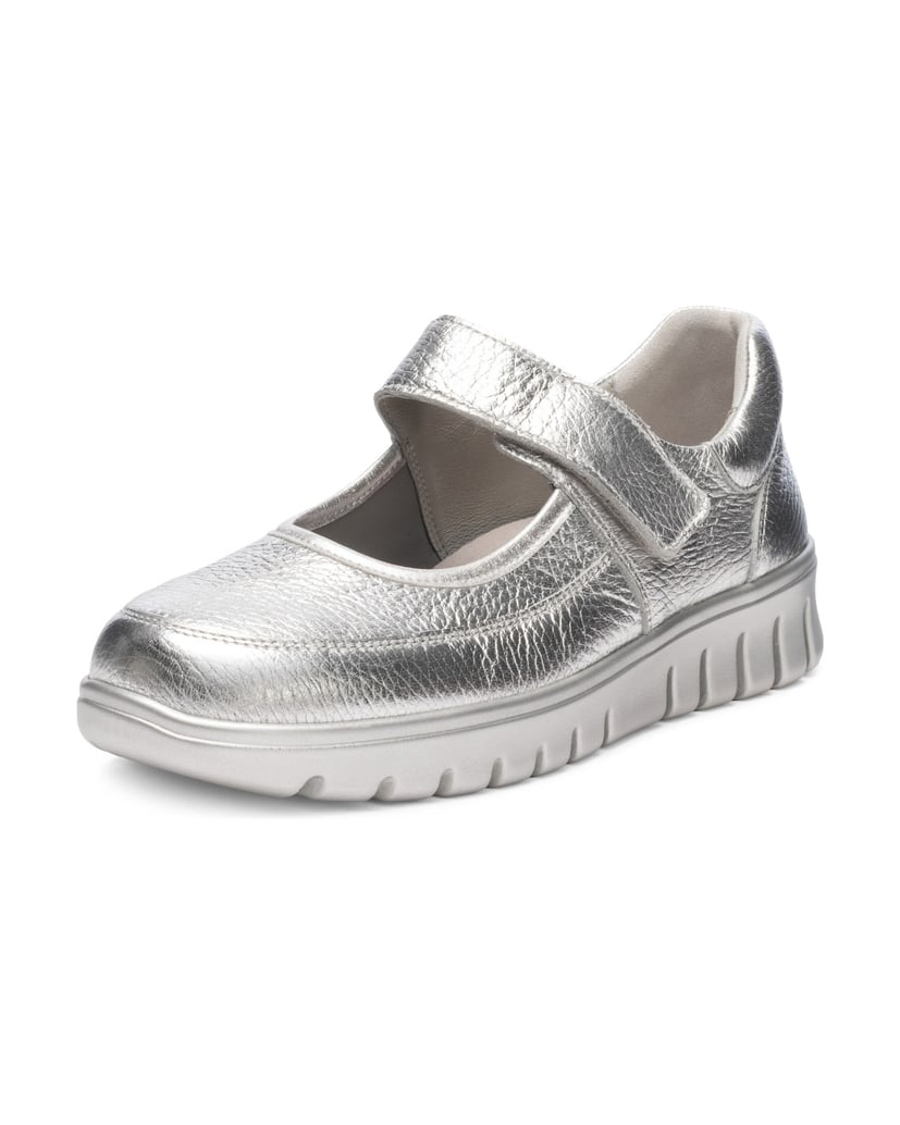 VITAFORM-Hirschleder-Ballerinas-silber