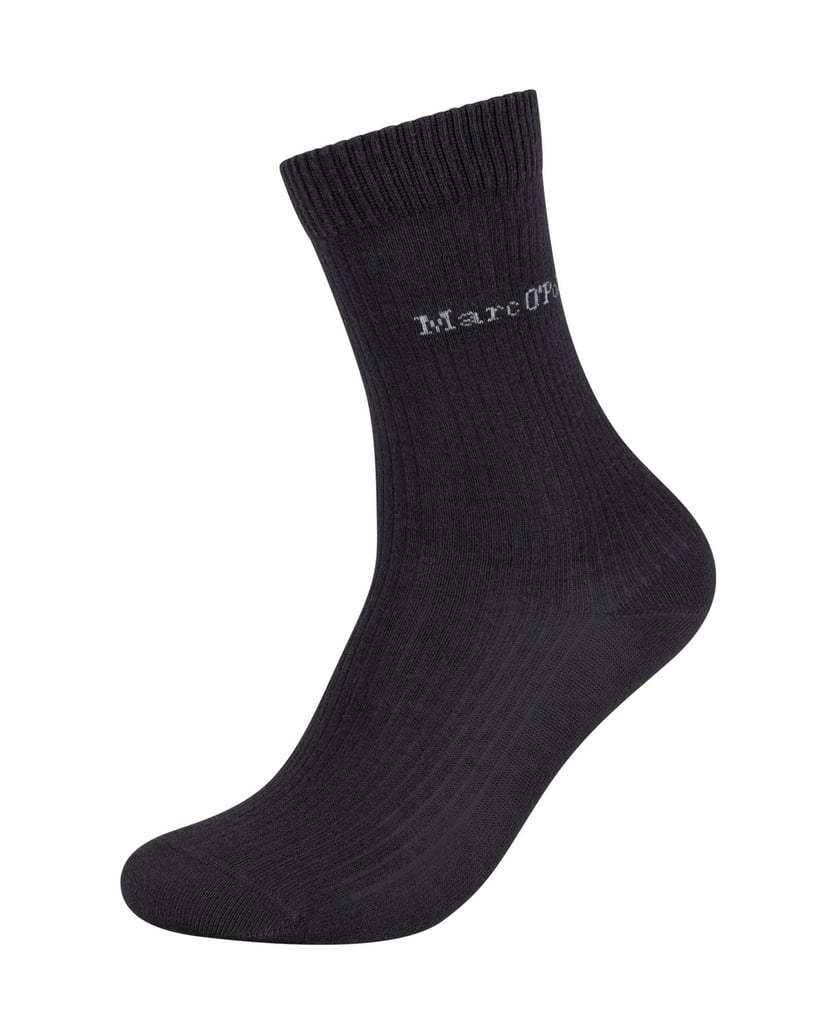 Marc-O´Polo-Socken-Classics-Organic-Rib-schwarz