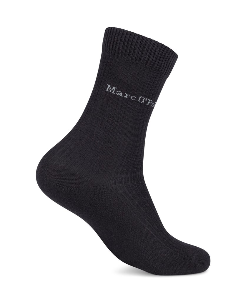 Marc-O´Polo-Socken-Classics-Organic-Rib-schwarz