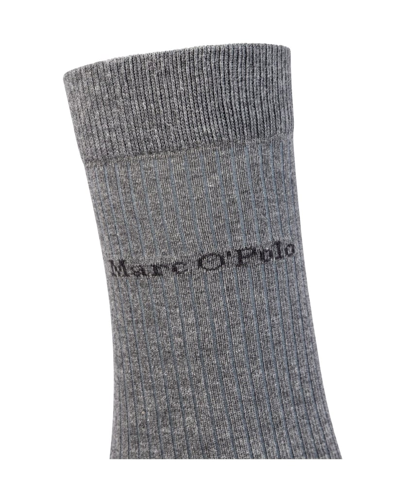 Marc-O´Polo-Socken-Classics-Organic-Rib-grau