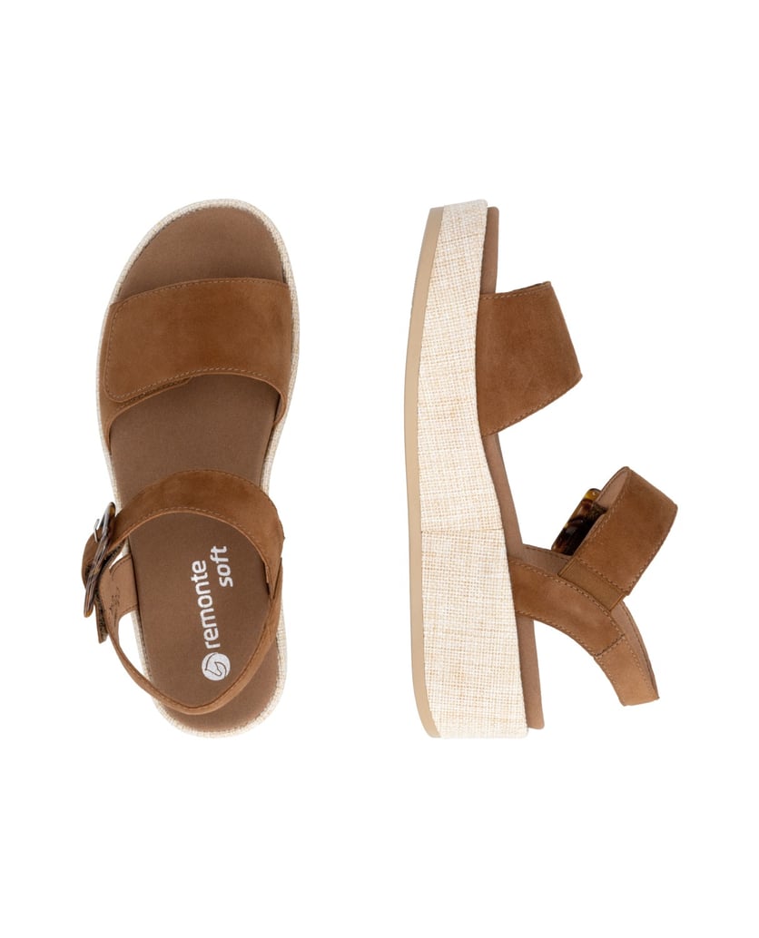 Remonte-Riemchensandalen-D1N54-braun