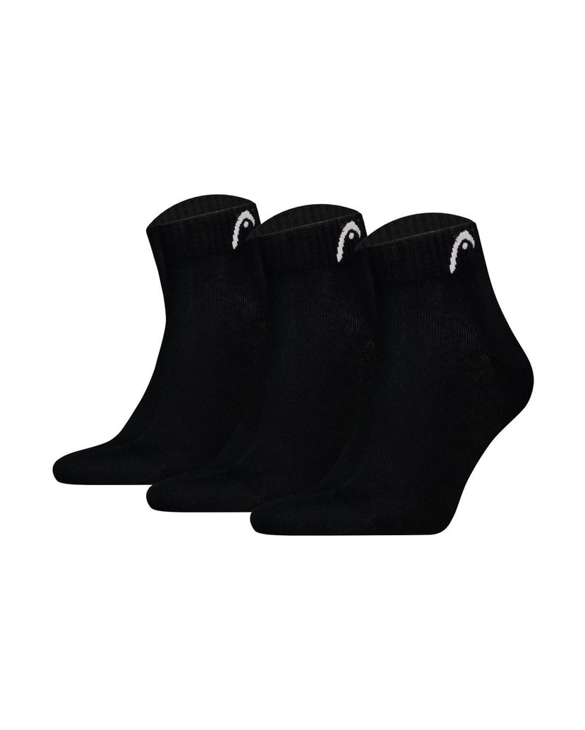 Head-Unisex-Socken-3er-Pack-Elements-All-Sport-Quarter-3P-schwarz