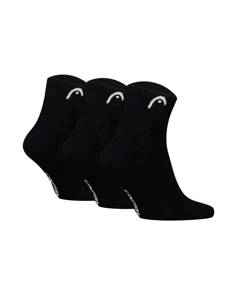 Head-Unisex-Socken-3er-Pack-Elements-All-Sport-Quarter-3P-schwarz