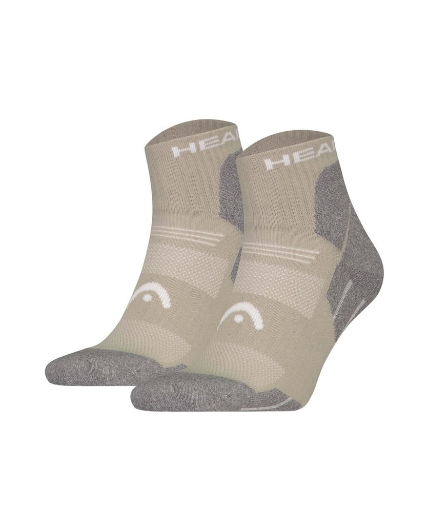 Head-Unisex-Socken-2er-Pack-Hiking-All-Climates-Quarter-2P-taupe