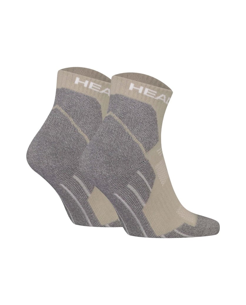Head-Unisex-Socken-2er-Pack-Hiking-All-Climates-Quarter-2P-taupe