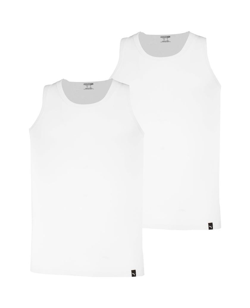 Puma-Herren-Unterhemd-2er-Pack-Tank-Top-2P-weiss