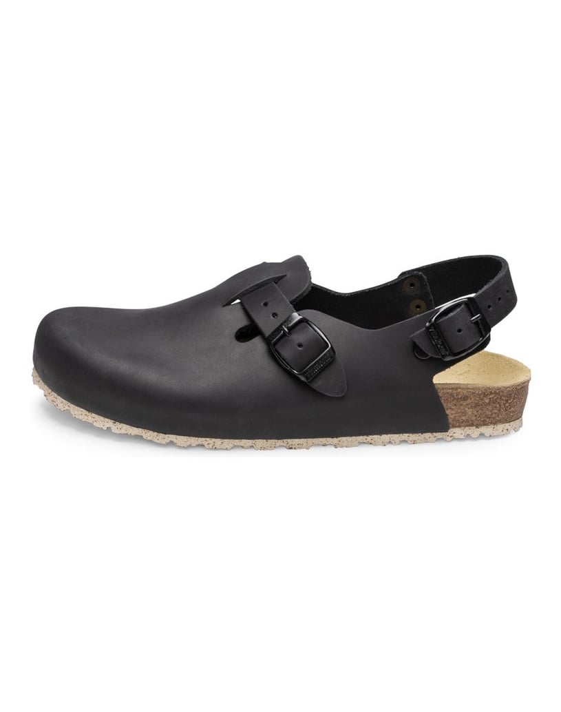 VITAFORM-Vollrindleder-Clog-schwarz