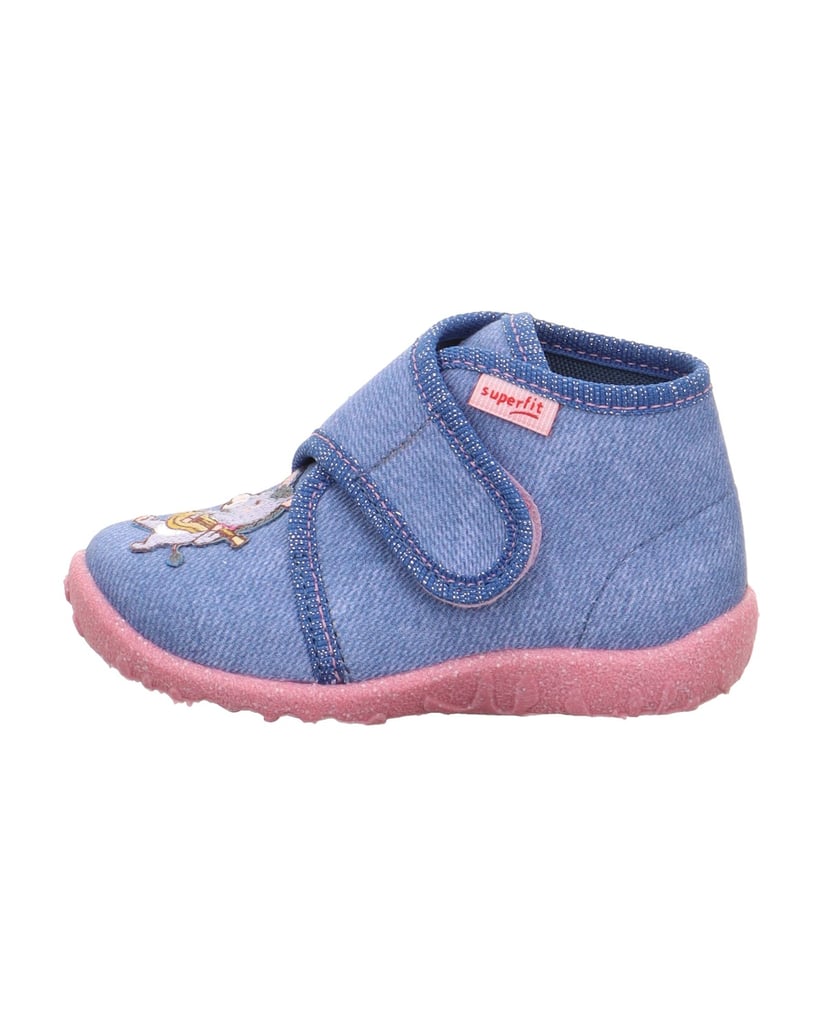 Superfit-Geschlossener-Hausschuh-SPOTTY-blau