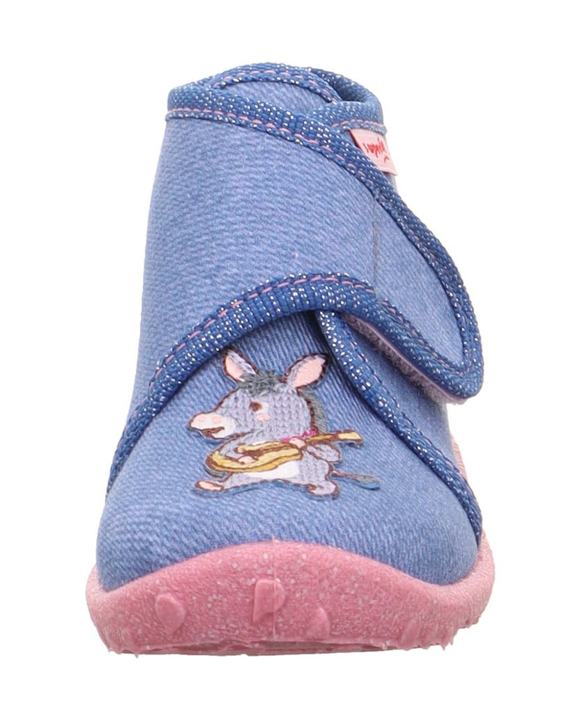 Superfit-Geschlossener-Hausschuh-SPOTTY-blau