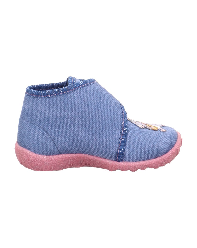 Superfit-Geschlossener-Hausschuh-SPOTTY-blau