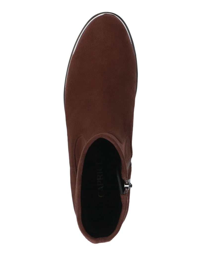 Caprice-Stiefelette-braun-kombiniert