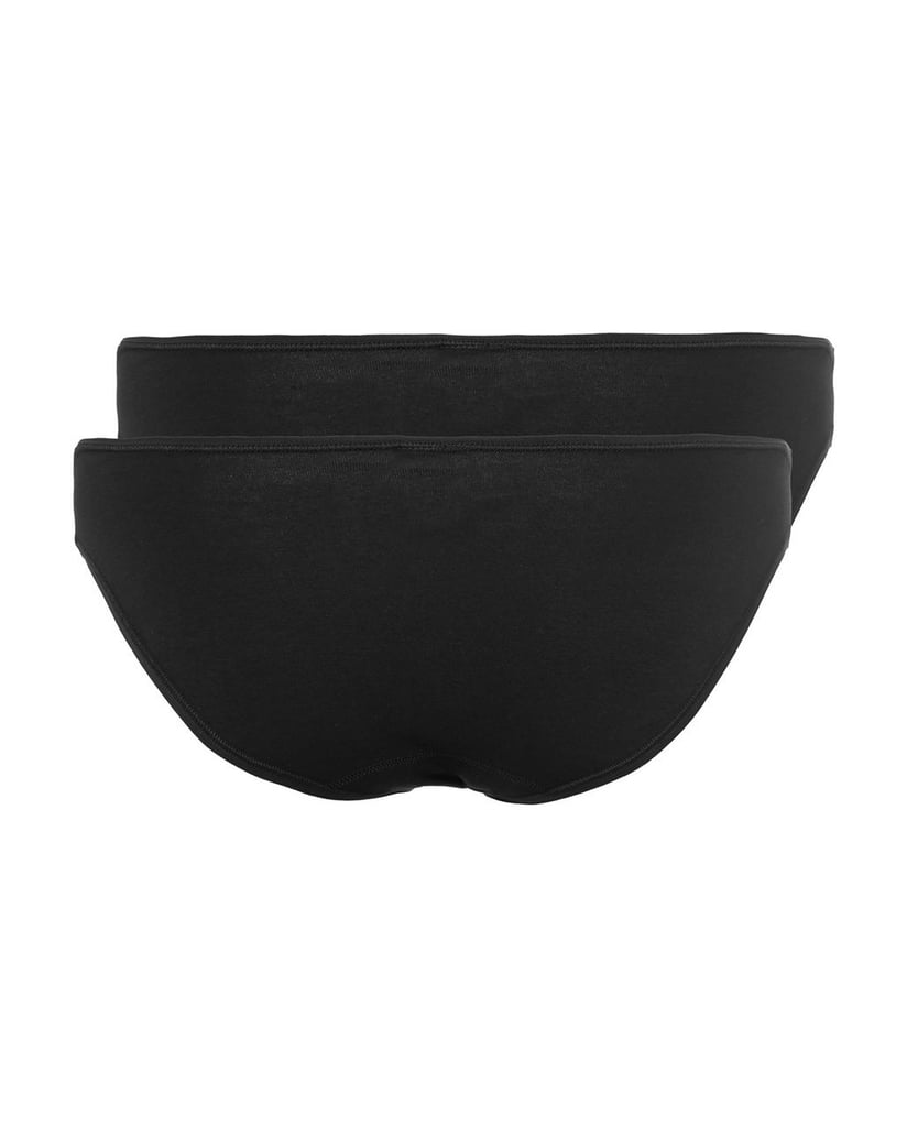 Skiny-Damen-Slip-2er-Pack-Advantage-Cotton-Stretch-Bikini-Briefs-schwarz