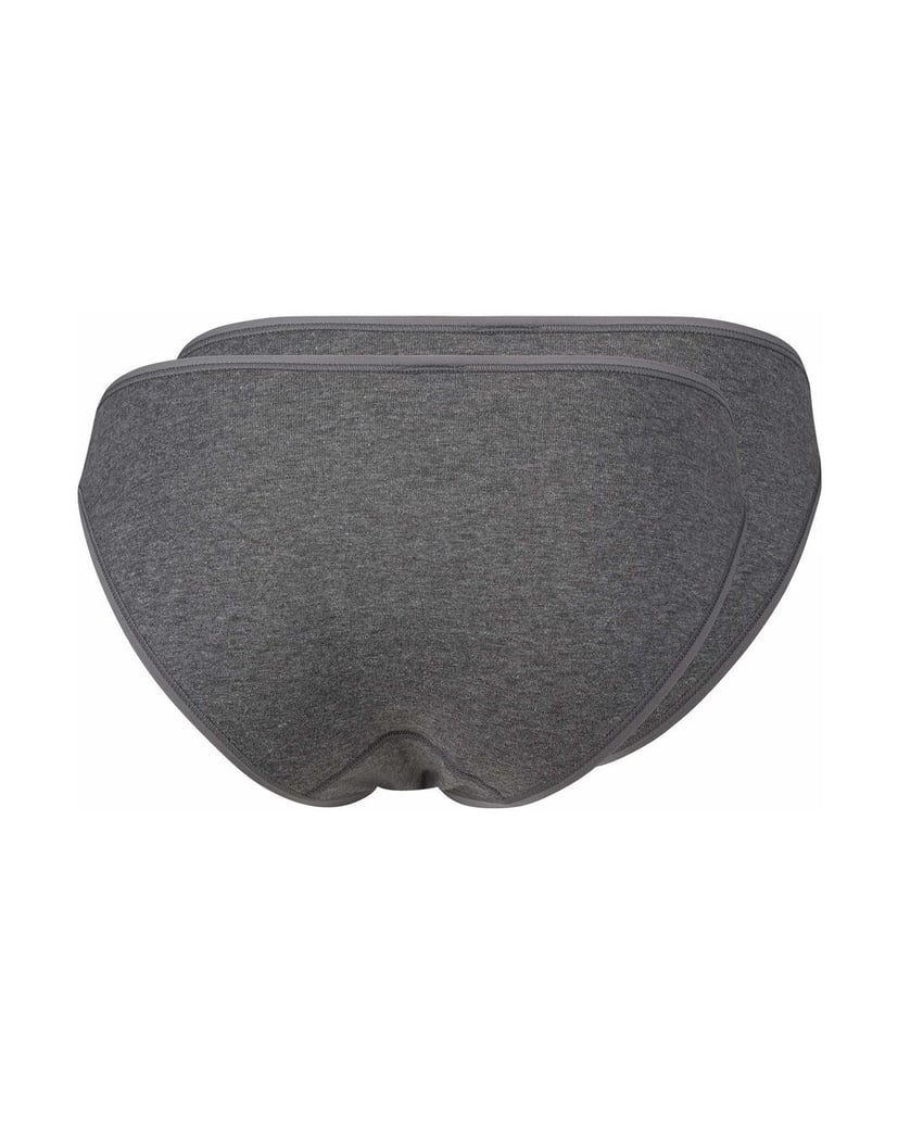 Skiny-Damen-Slip-2er-Pack-Advantage-Cotton-Stretch-Bikini-Briefs-grau