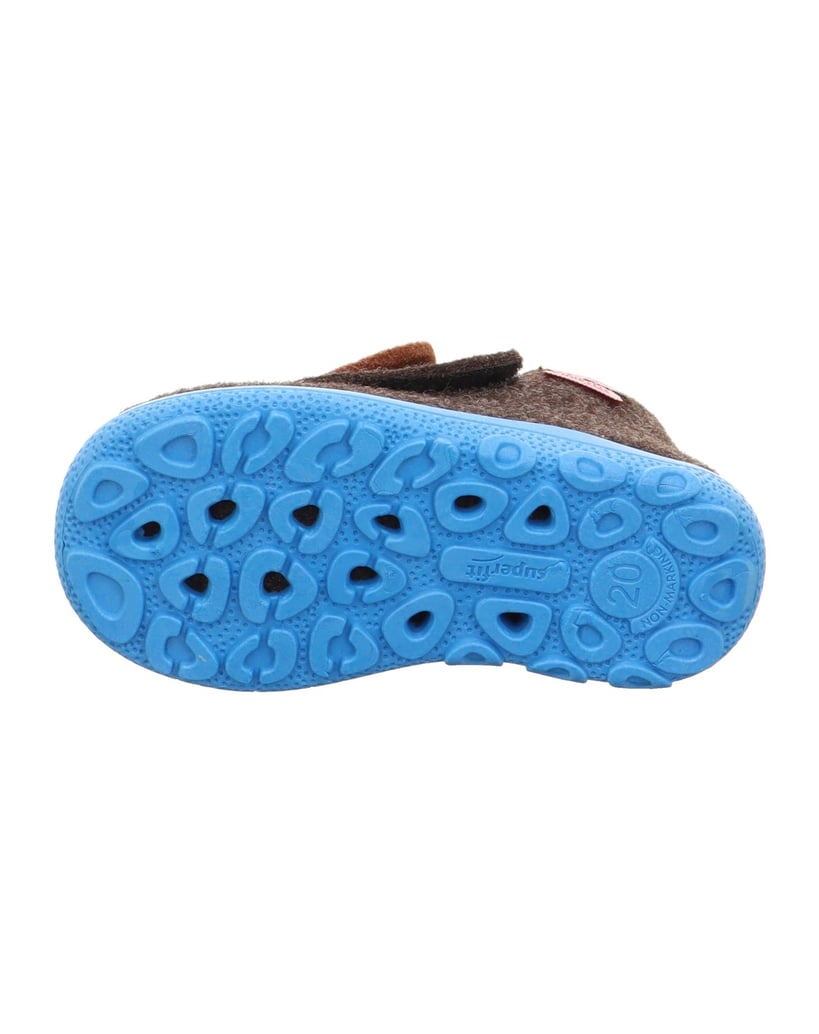 Superfit-Geschlossener-Hausschuh-HAPPY-OCTI-braun