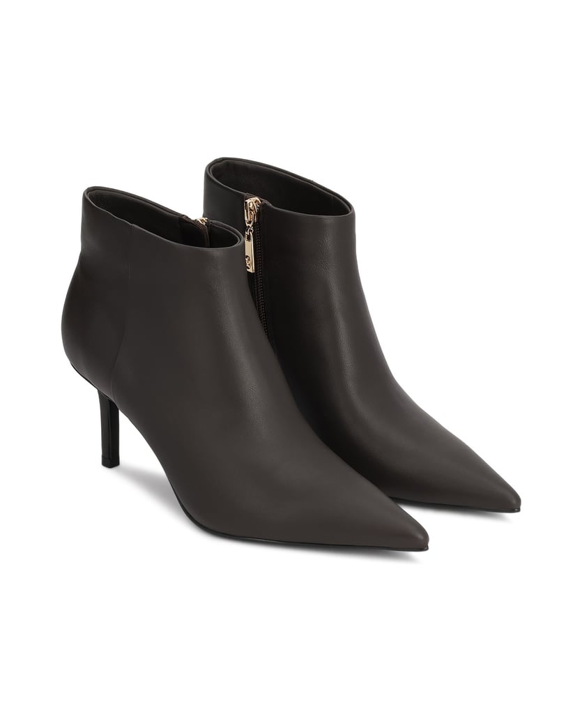 Kazar-Dunkelbraune-stiefeletten-aus-leder-mit-hohem-stöckelschuh-und-schmalem-absatz-dunkelbraun