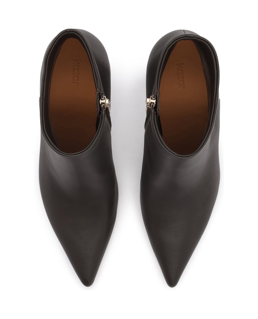 Kazar-Dunkelbraune-stiefeletten-aus-leder-mit-hohem-stöckelschuh-und-schmalem-absatz-dunkelbraun
