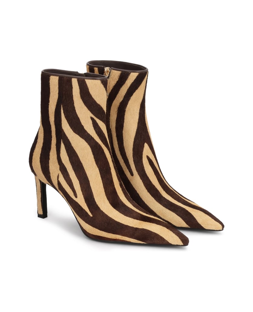 Kazar-Stiefeletten-aus-Leder-mit-Stilettoabsatz-braun