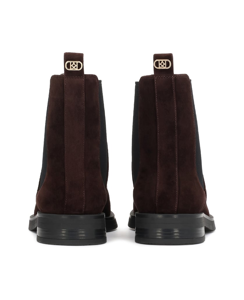Kazar-Klassische-Chelsea-Boots-aus-braunem-Wildleder-dunkelbraun