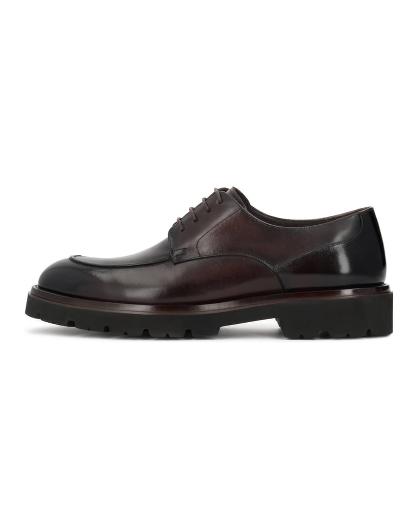 Kazar-Braune-Derby-Schuhe-mit-Treppensohle-braun