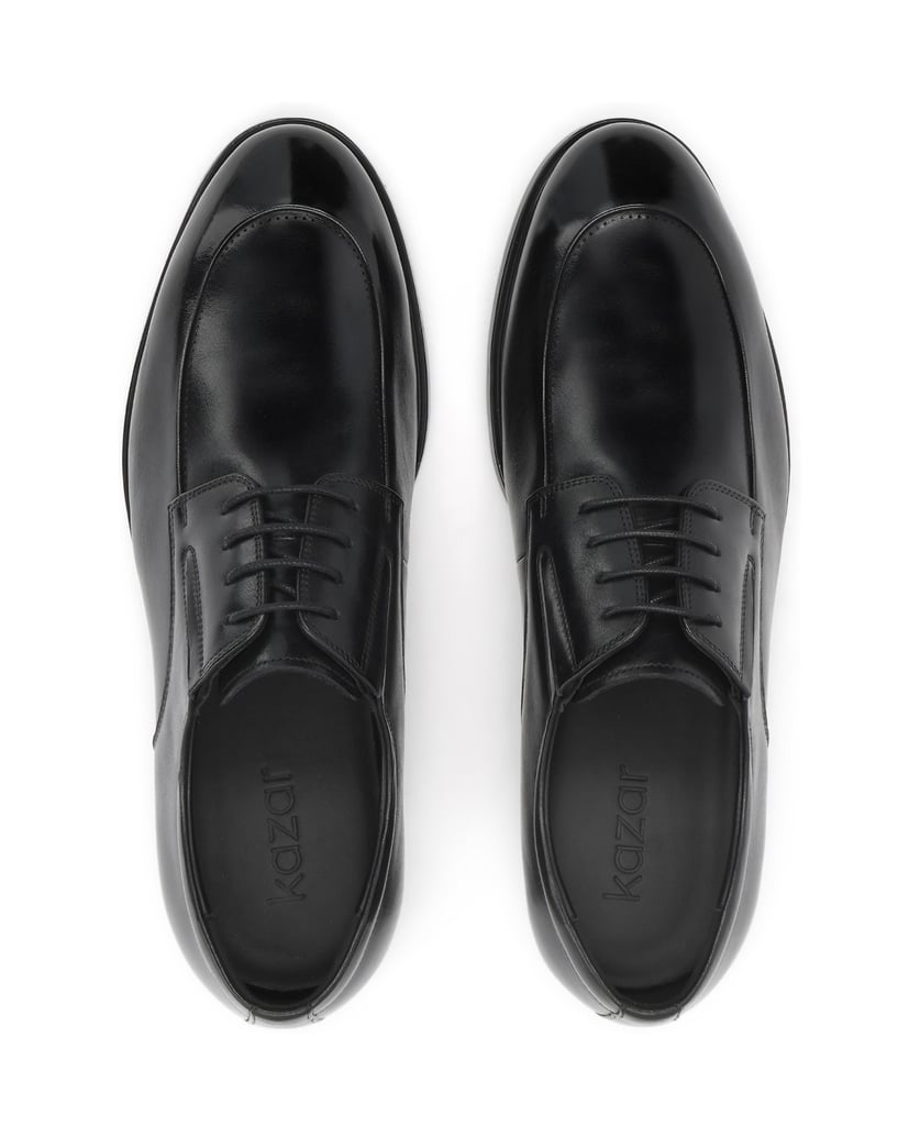 Kazar-Schwarze-Halbschuhe-für-Business-mit-Ziernähten-schwarz