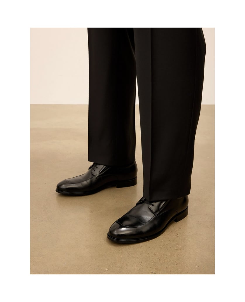 Kazar-Schwarze-Halbschuhe-für-Business-mit-Ziernähten-schwarz