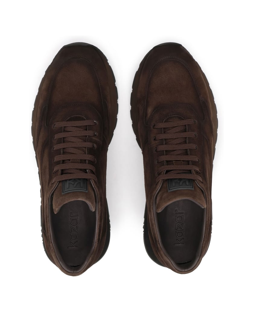 Kazar-Braune-schattierte-Wildleder-Sneakers-braun