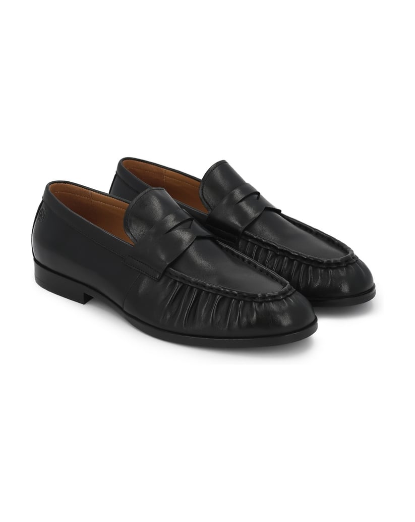 Kazar-Schwarze-Loafers-für-Herren-aus-Naturleder-schwarz