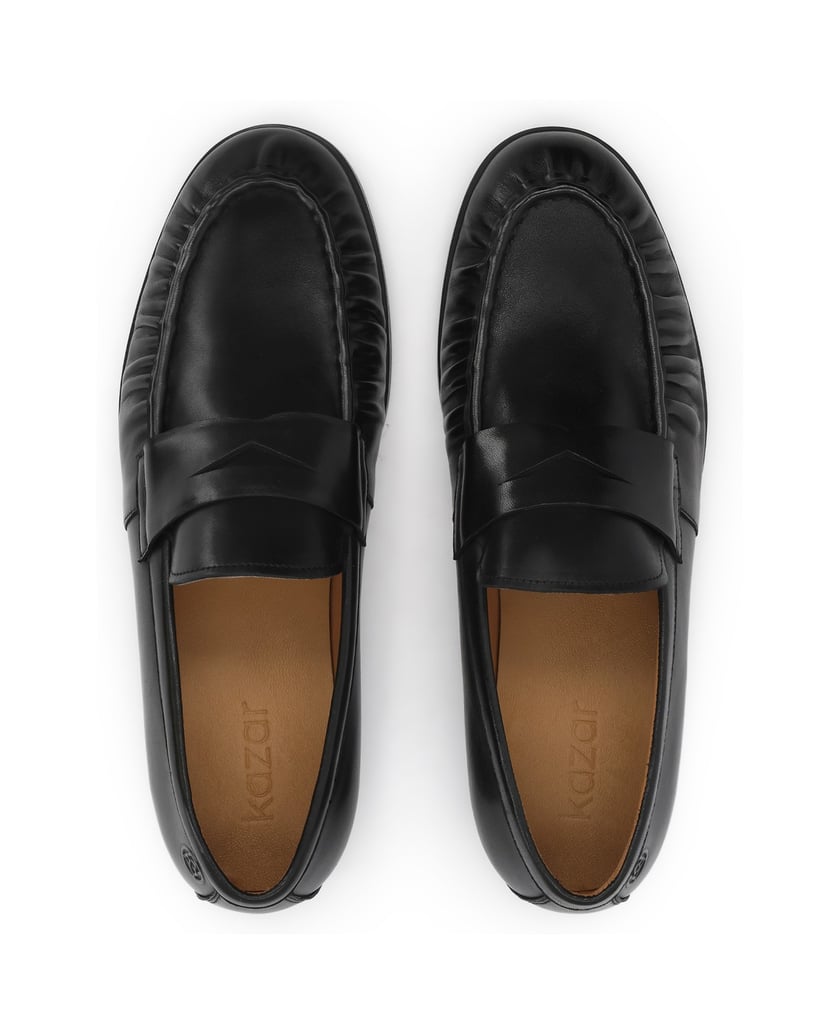 Kazar-Schwarze-Loafers-für-Herren-aus-Naturleder-schwarz