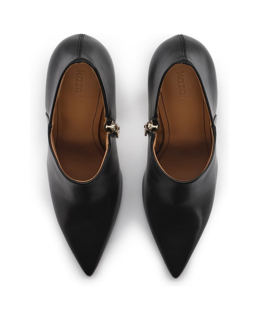 Kazar-Elegante-lederne-stöckelschuhe-schwarz