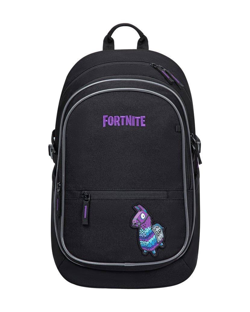 Baagl-Schulrucksack-Set-Core-Fortnite-Llama-5tlg-schwarz