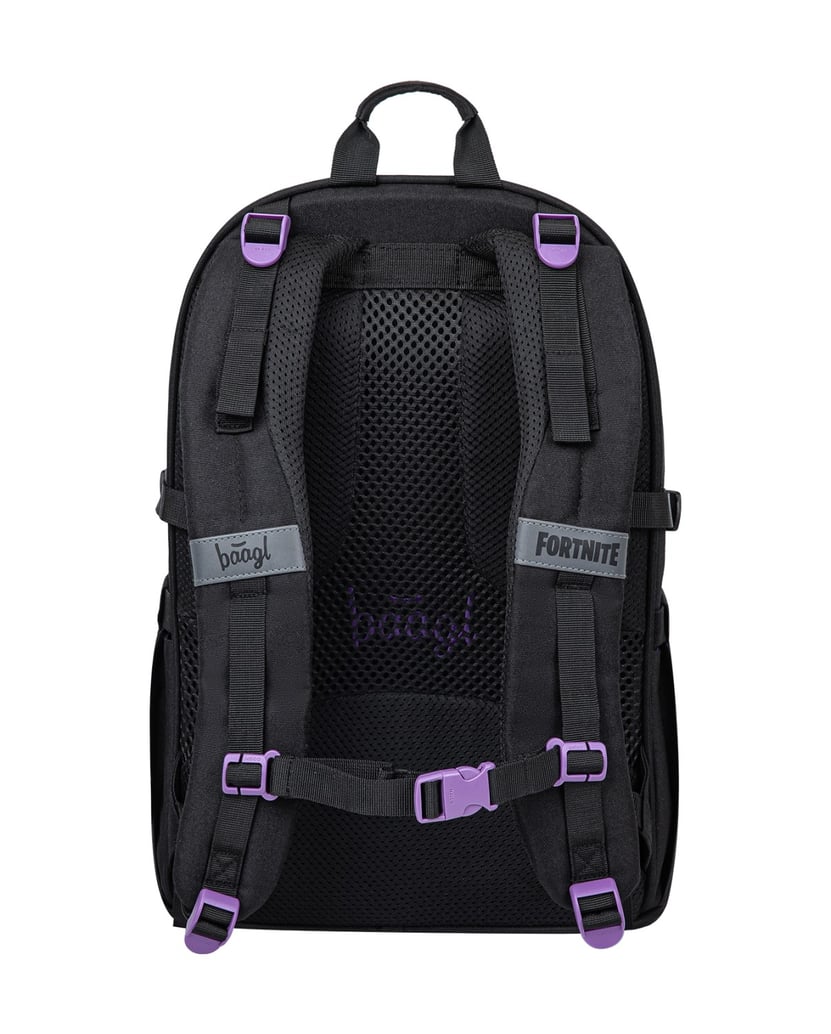 Baagl-Schulrucksack-Set-Core-Fortnite-Llama-5tlg-schwarz