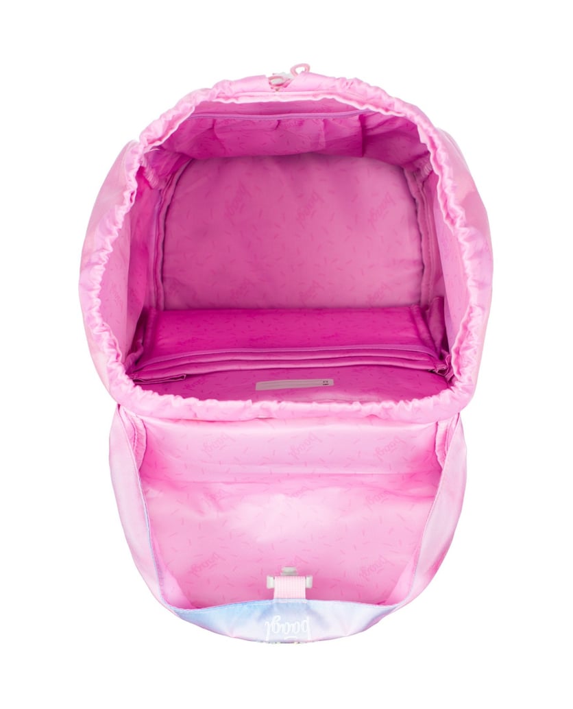 Baagl-Schulrucksack-Set-Airy-Rainbow-Unicorn-5tlg:-Schulrucksack,-Federmäppchen,-Turnbeutel,-Schürze,-Brustbeutel-rosa